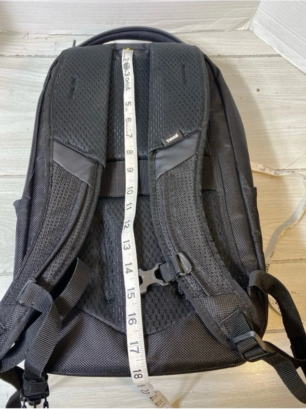 Thule Black Laptop Backpack Daypack Travel School Work Bag w/ SafeZone Storage⁠